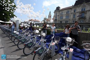 Otvoritev sistema ljubljanskih BicikLJev