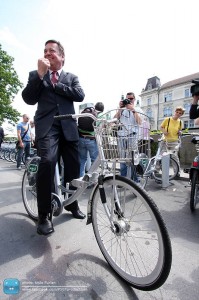 Otvoritev sistema ljubljanskih BicikLJev